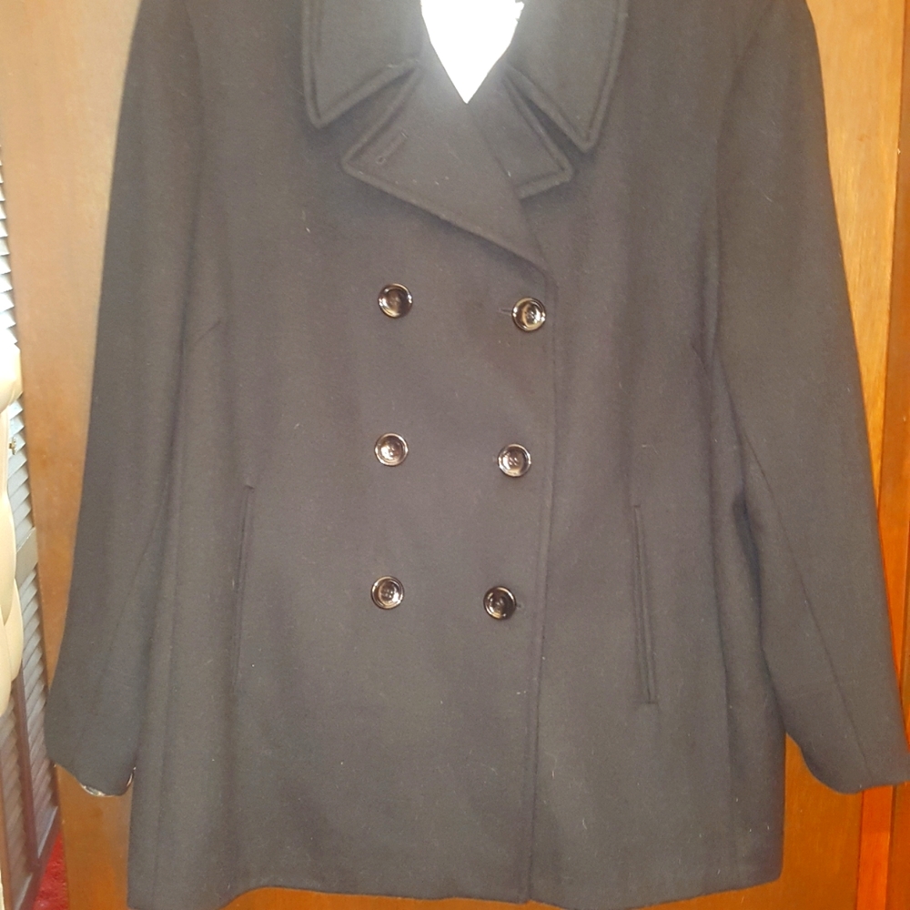 Calvin Klein Cashmere blend Pea Coat 2X